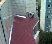 Ремонт балконных козырьков в Алматы